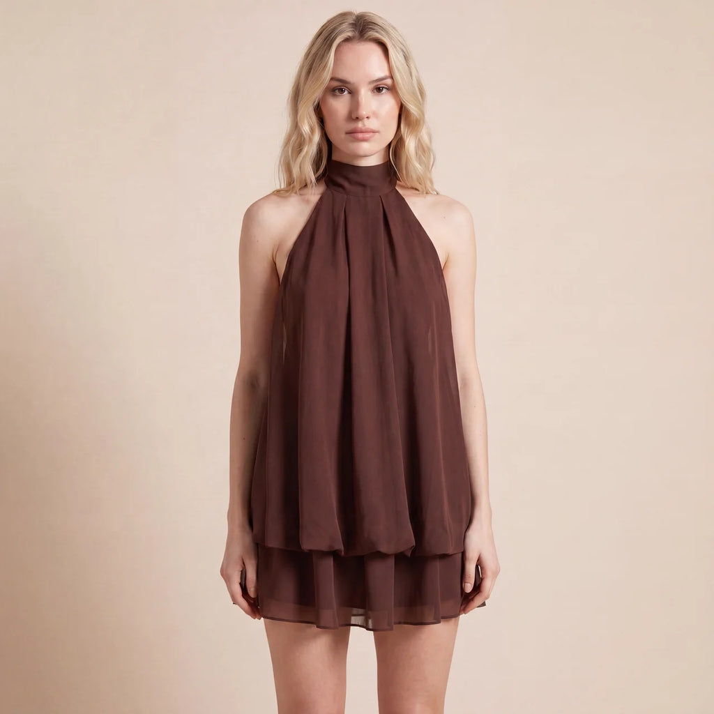 Mocha Muse Mini Dress